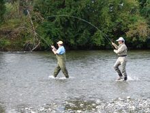 Wading for Salmon - Double Header